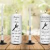 Wedding Unity Candle Set and Remembrance Candle Black