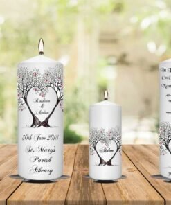 Wedding Unity Candle Set and Remembrance Candle Tree
