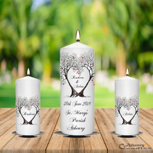 Wedding Unity Candle Set Tree