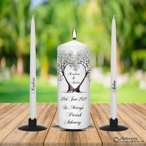 Wedding Unity Candle Set Tree