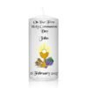 Communion Candle Girl Boy Chalice-Grapes