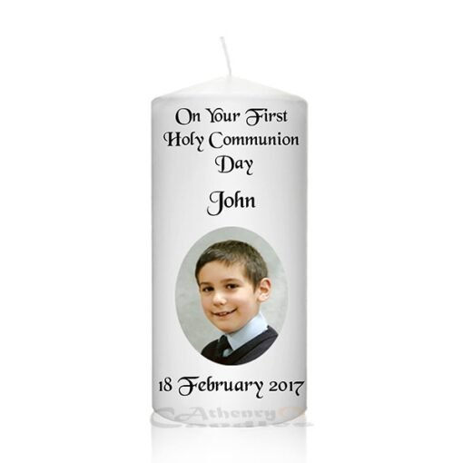 Communion Photo Candle