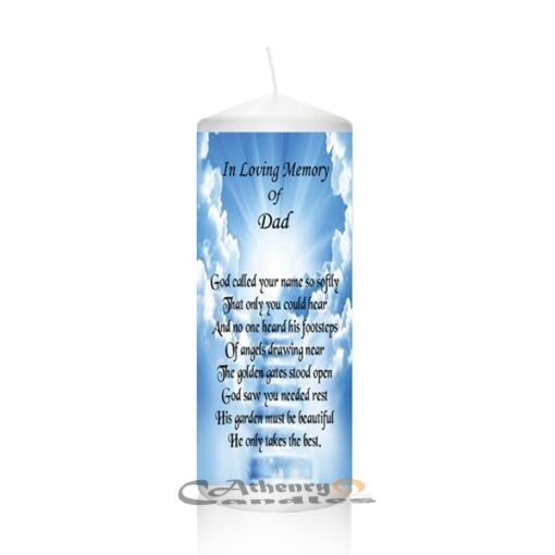 Memory Candle Dad God called