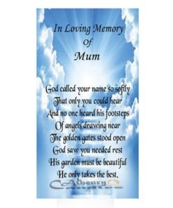 Memory Candle Mum God called