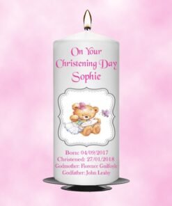 Christening Candle Girl 0343