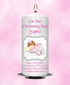 Christening Candle Girl 0345