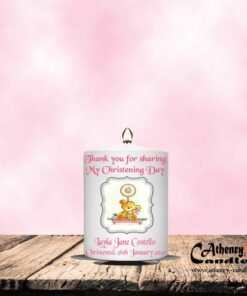 Christening Candle Girl 0341