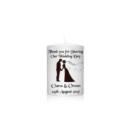 Personalised Wedding Favour Brown