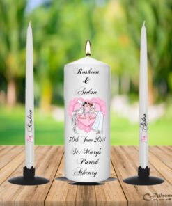 Wedding Unity Candle Set Forever Yours