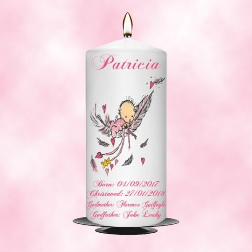 Christening Candle Girl 0365 - Christening / Baptism Candles Galway, Ireland