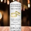 Wedding Remembrance Candle Gold Ring with Diamond
