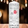 Wedding Remembrance Candle Pink Rose