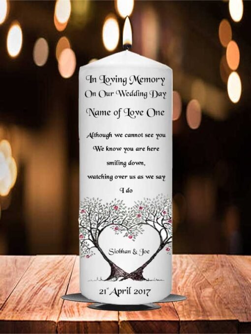 Wedding Remembrance Candle Tree