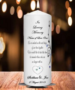 Wedding Remembrance Candle Hydrangea