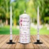 Wedding Unity Candle Set Cherry Blossom