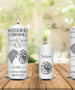 Wedding Unity Candle Set And Remembrance Candle Game Of Thrones Ireland