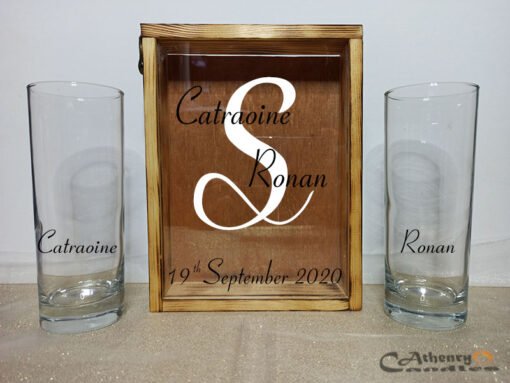 Monogram, Rustic Wood Sand Ceremony Set