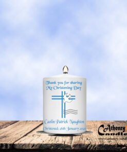 Christening Candle Boy 0363
