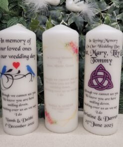 Wedding Remembrance Candle