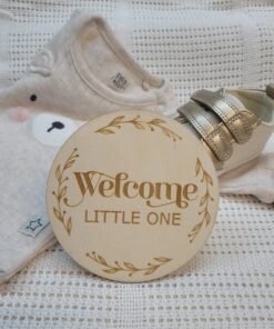 wooden baby milestone cards monthly photo props first year keepsake