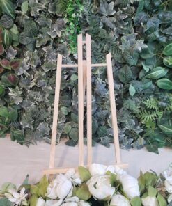 A3 and A2 size botanical arch wedding welcome sign comparison