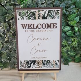 White Base & Brown Details